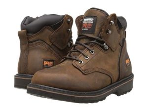 steel toe work boots for flat feet