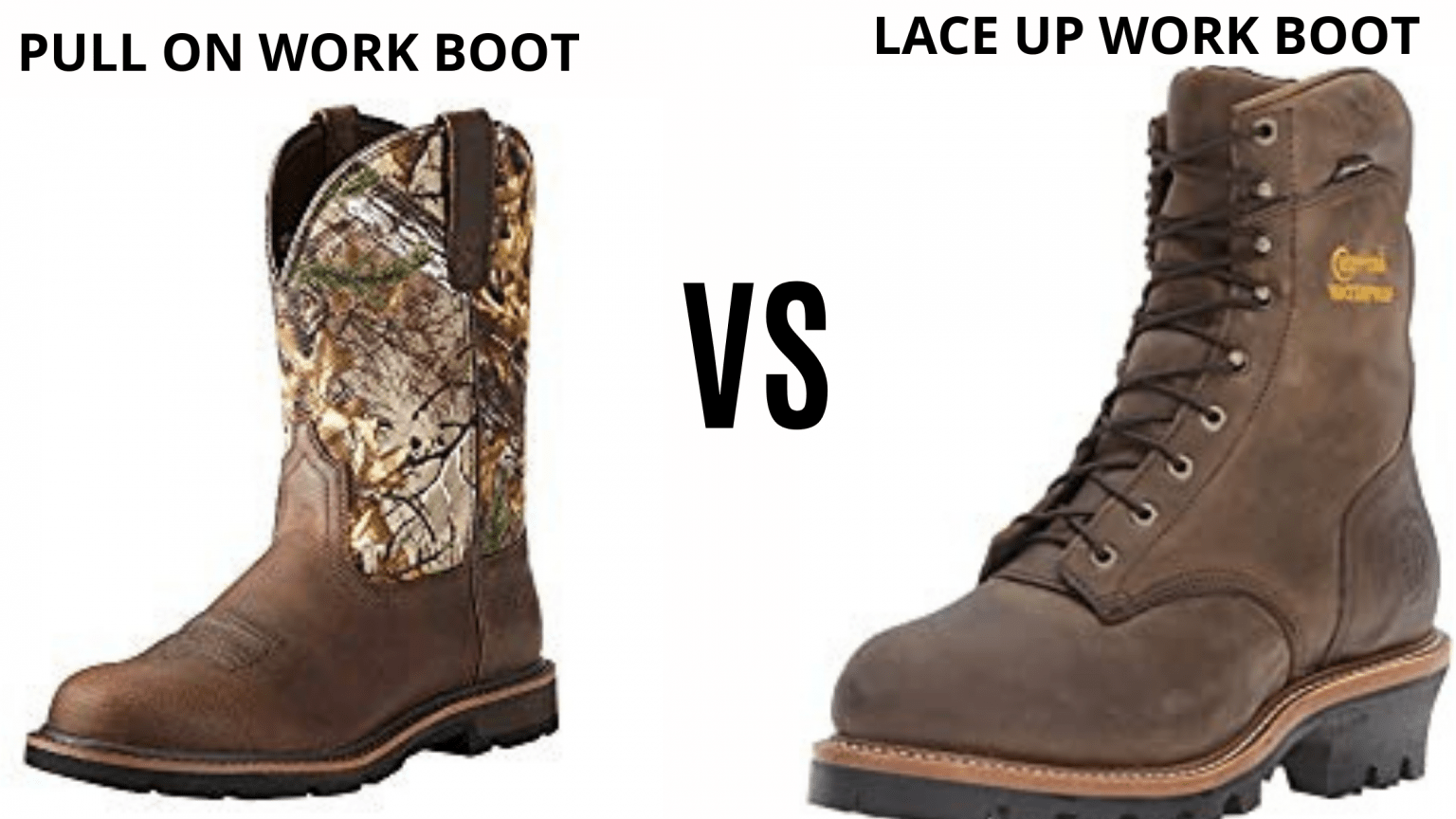 Slipon Vs LaceUp Work Boots What’s the Difference? Best Boots Hub