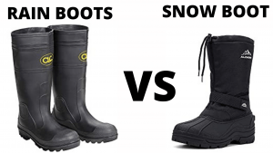 Rain Boots vs Snow Boots